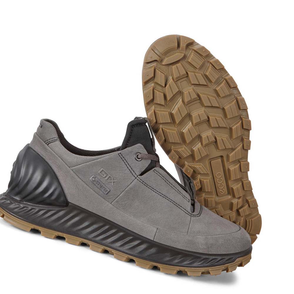 Men's Ecco Exostrike Hiking & Trail Grey | SG 566LIS